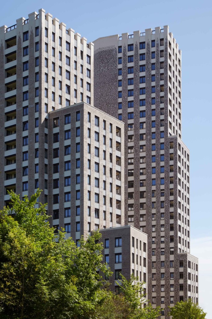 The Chesterfield Residence, contemporary Mayfair apartment building with patterned brick facade